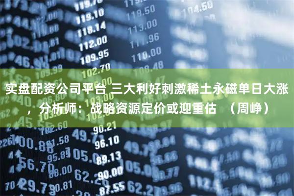 实盘配资公司平台 三大利好刺激稀土永磁单日大涨，分析师：战略资源定价或迎重估  （周峥）